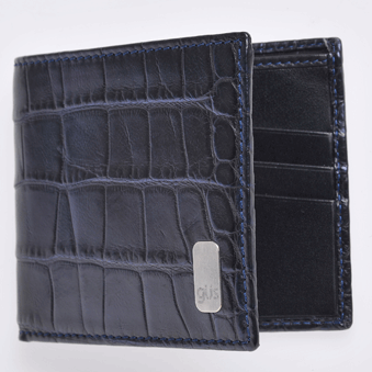 the traditional bi-fold wallet in american alligator