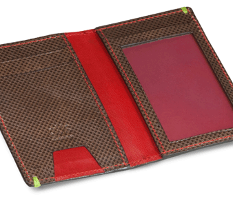 the edge wallet in vegetable tanned leather