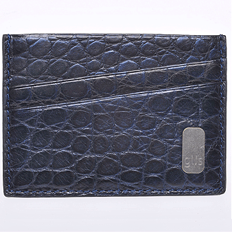 the card case wallet in american alligator
